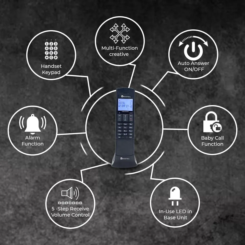 Beetel Wireless Telephone Set X95 view 3